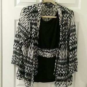 Blouse with camisole